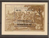 www.europhila-coins.com - 1992  Block  221    EUROFILEX  - BUDAPEST