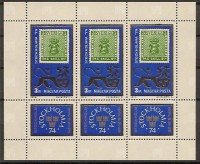 www.europhila-coins.com - 1974   Mi.  2981  KB  -  Briefmarkenausstellung - STOCKHOLMA