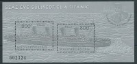 www.europhila-coins.com - 2012   Block  345    Titanic   --  Postamtlicher Schwarzdruck