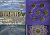 www.europhila-coins.com - 2007   KMS - BU - Römische  Verträge- offiz.KMS der Nationalbank
