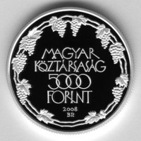 www.europhila-coins.com - 2008   Silber - PP -  5000 ft.    Tokai  Weingegende