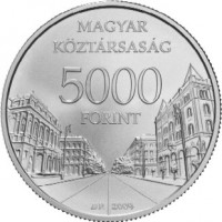 www.europhila-coins.com - 2009   Silber - BU -  5000 ft.  Weltkulturstadt  Budapest