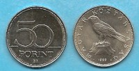 www.europhila-coins.com - 50  Ft.  BU     Vogel   Motiv  verschiedene  Jahrgnge 