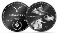 www.europhila-coins.com - 2021  Olimpische Spiele Tokio - 10000 Ft. PP in 925% Silber